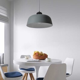 Valott Hanglamp Modern Grijs Rond Aluminium - Valott Jaana