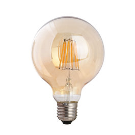 Crius Crius LED Filament G95 E27 8W 827 Amber Dimbaar