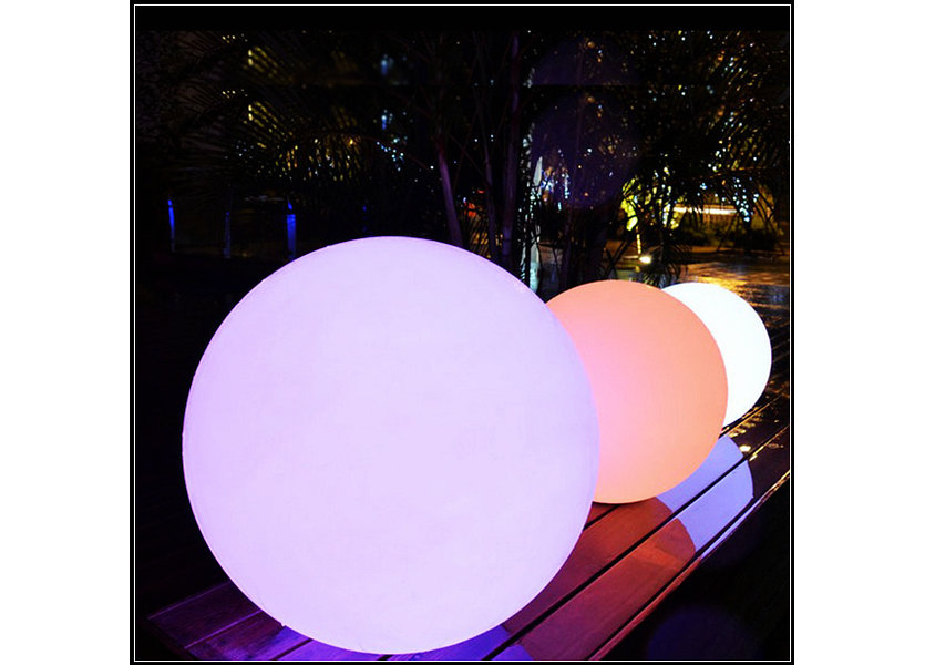 Oplaadbare Bol 35 cm LED RGB  incl. Afstandsbediening - Funnylights Venonat Tuinlamp