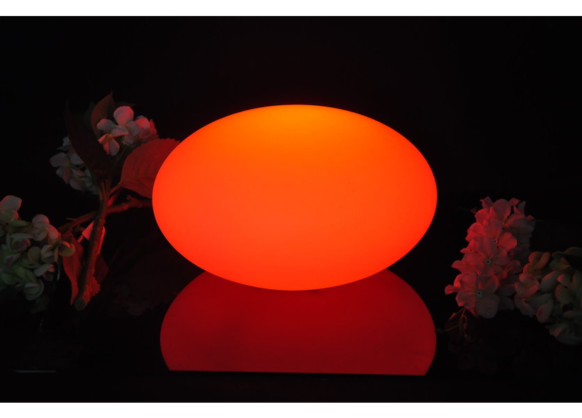 Oplaadbare Steen 35 cm  LED RGB incl. Afstandsbediening - Garleds Geodude Tuinlamp