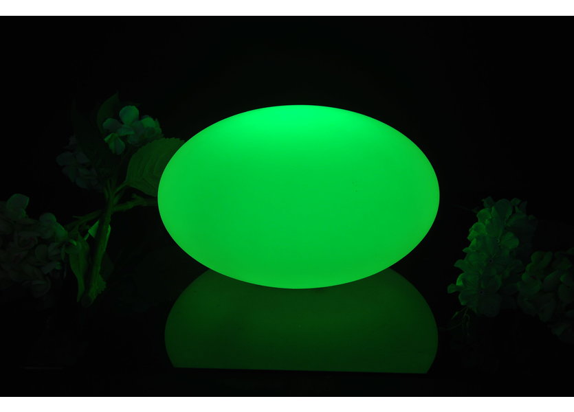 Oplaadbare Steen 35 cm  LED RGB incl. Afstandsbediening - Garleds Geodude Tuinlamp