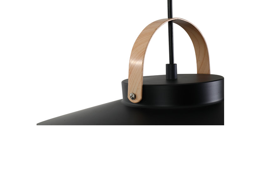 Hanglamp LED Modern Zwart Rond Middel 31 cm - Scaldare Grado