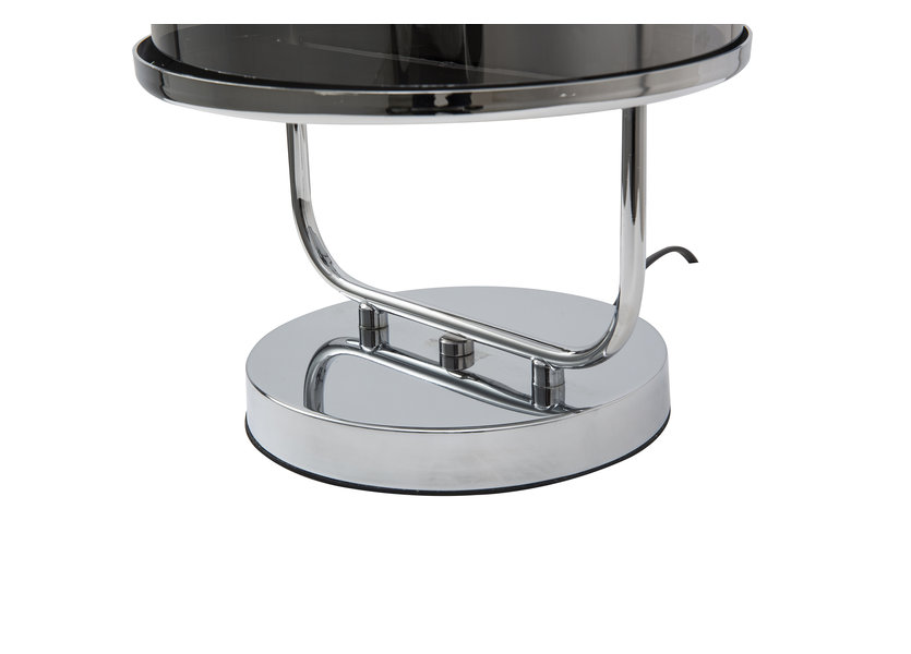 Tafellamp Design Chrome Rond IJzer - Scaldare Leni