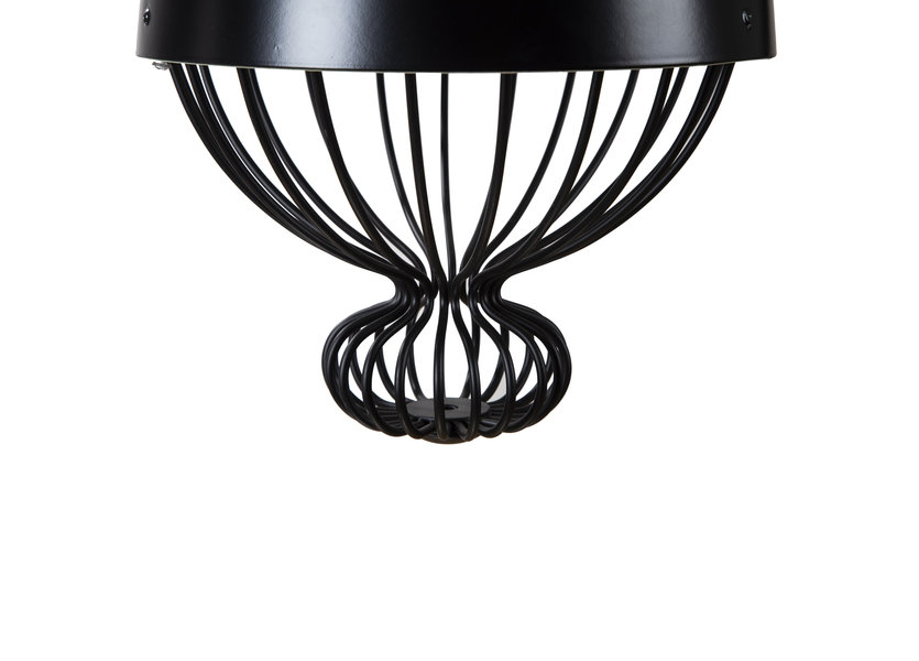 Hanglamp Modern Zwart Rond Metaal - Scaldare Ranco