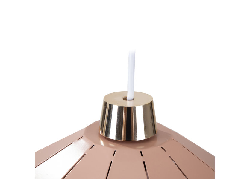 Hanglamp Modern Roze Rond Metaal - Valott Satu