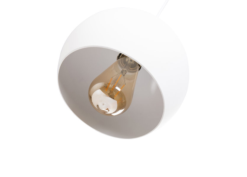 Hanglamp Modern Wit Rond Metaal  - Scaldare Bagni