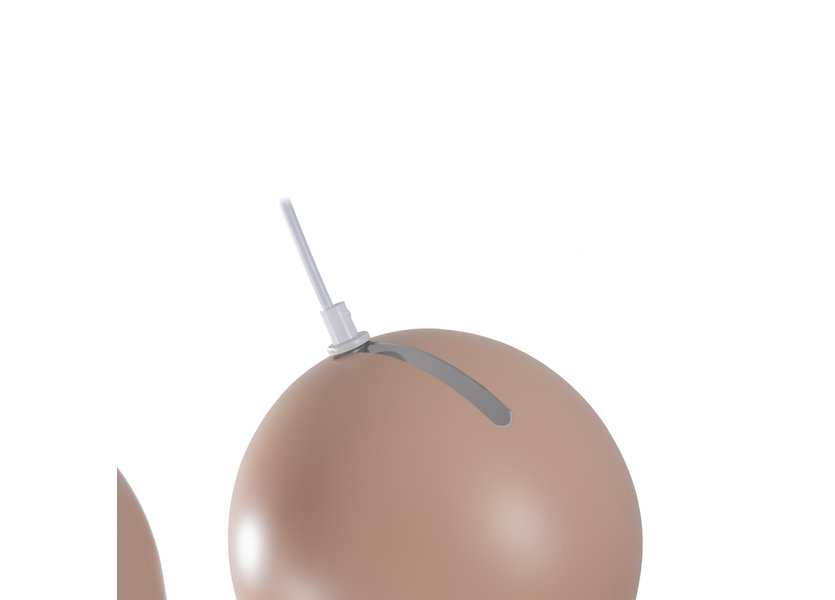 Hanglamp Modern Roze Rond Metaal 3 Licht  - Scaldare Aino