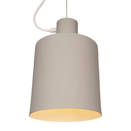 Scaldare Hanglamp Modern Grijs Rond Wit Metaal - Scaldare Sacile