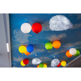 Funnylights Plafondlamp Ballonlamp Groen Groot inclusief 4W LED lamp - Funnylights