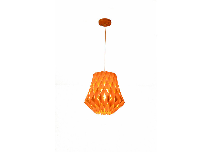 Hanglamp Hout Houtkleur 34 cm - Madera Acacia