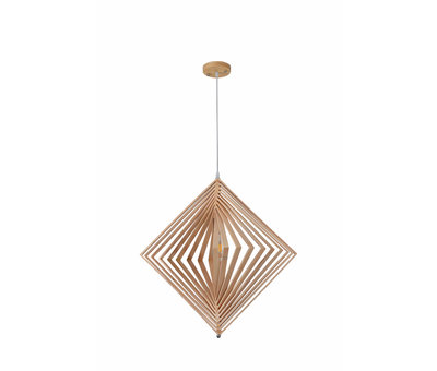 Madera Hanglamp Hout Houtkleur 62 cm - Madera Palmera