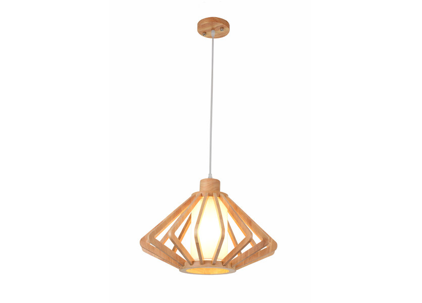 Hanglamp Hout Houtkleur 45 cm - Madera Unedo