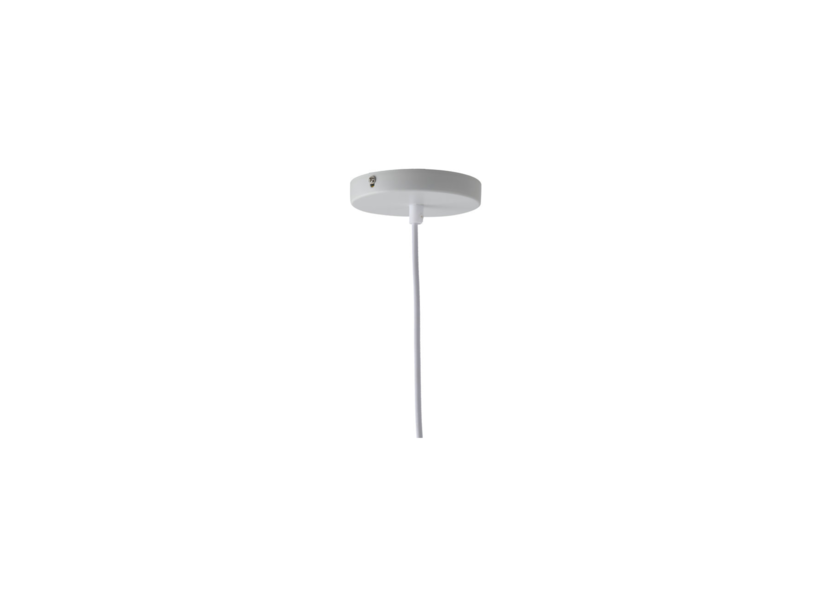Hanglamp Modern Grijs met roze bovenstuk 25 cm - Scaldare Palermo