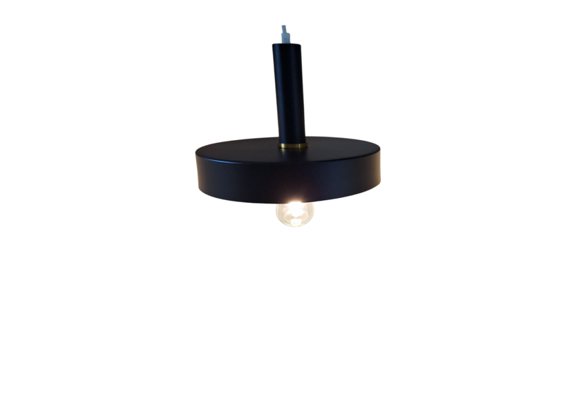 Hanglamp Zwart set van 2 lampen met witte binnenkant - Scaldare Trapani