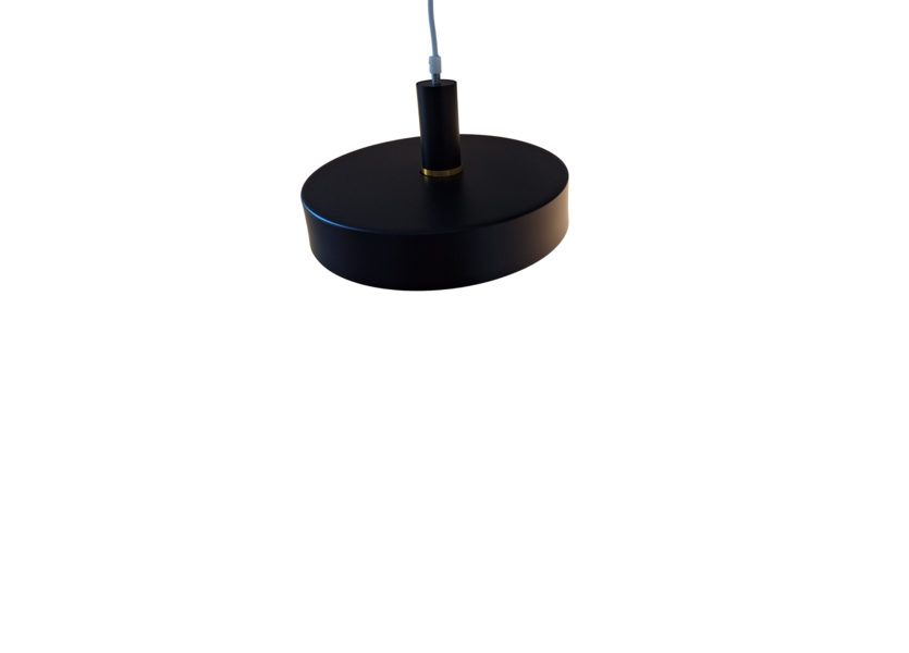 Hanglamp Zwart set van 2 lampen met witte binnenkant - Scaldare Trapani