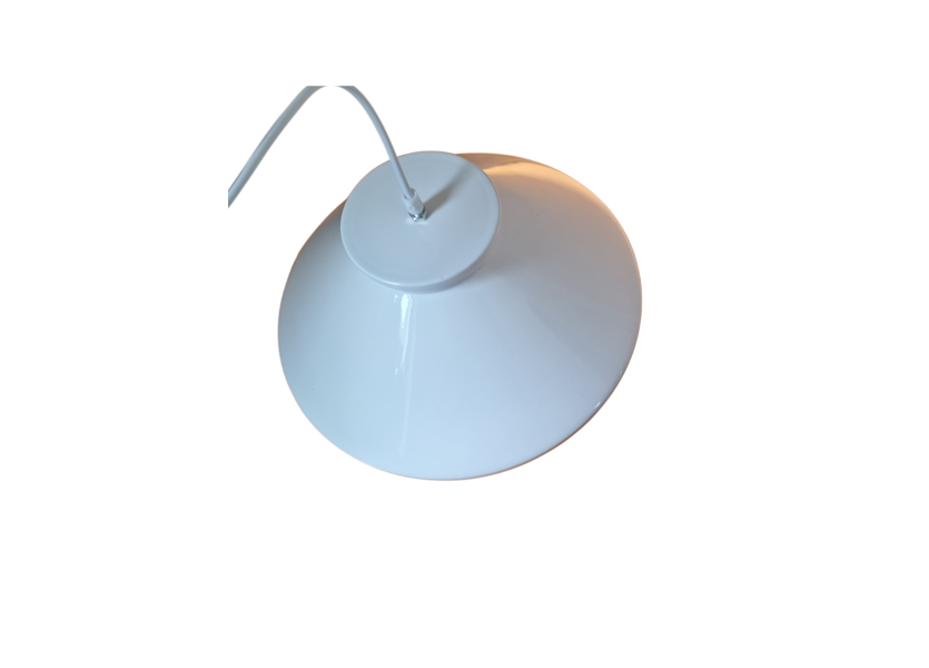 Hanglamp Modern Wit met gouden binnenkant 37 cm - Scaldare Sciacca