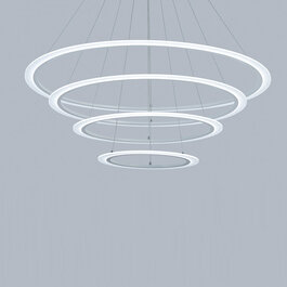 Scaldare Ring Hanglamp 4 delen diam, 65/55/45/35 cm incl LED verlichting - Scaldare Gela