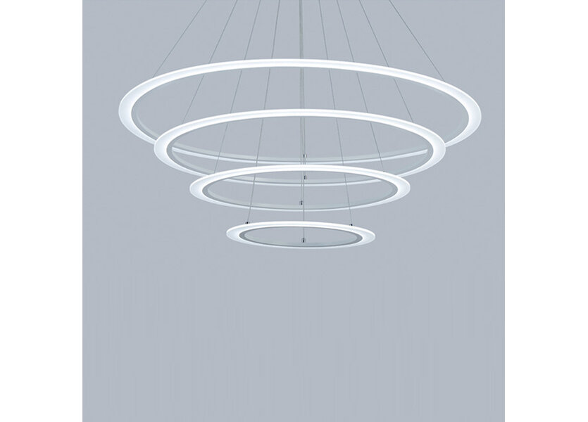 Ring Hanglamp 4 delen diam, 65/55/45/35 cm incl LED verlichting - Scaldare Gela