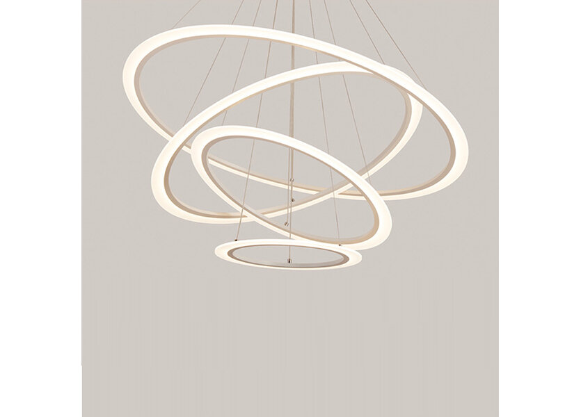 Ring Hanglamp 4 delen diam, 65/55/45/35 cm incl LED verlichting - Scaldare Gela