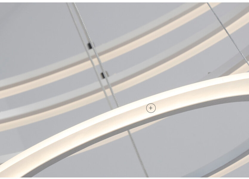 Ring Hanglamp 4 delen diam, 65/55/45/35 cm incl LED verlichting - Scaldare Gela