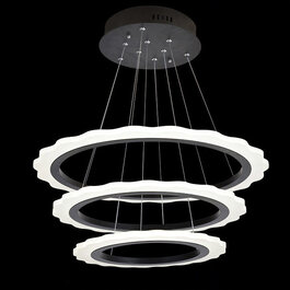 Scaldare Ring Hanglamp 3 delen diam, 80/60/40 cm incl LED verlichting - Scaldare Canicatti