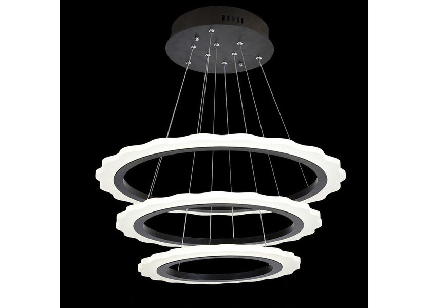 Ring Hanglamp 3 delen diam, 80/60/40 cm incl LED verlichting - Scaldare Canicatti