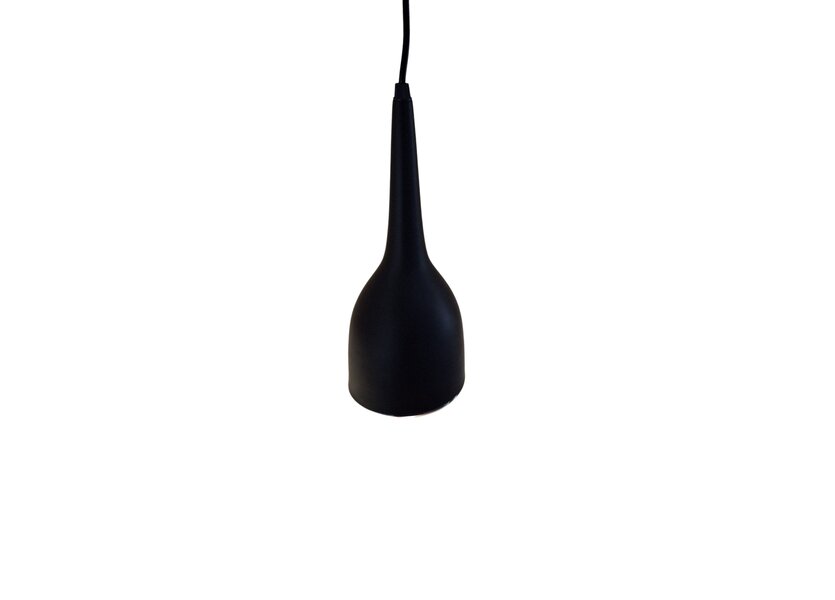 Hanglamp Design Rond Zwart met Led verlichting - Scaldare Veneto
