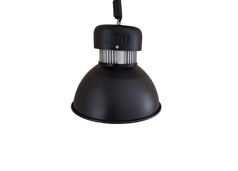 Hanglamp  Rond Zwart diam. 30 cm  met Led verlichting - Scaldare Bitonto