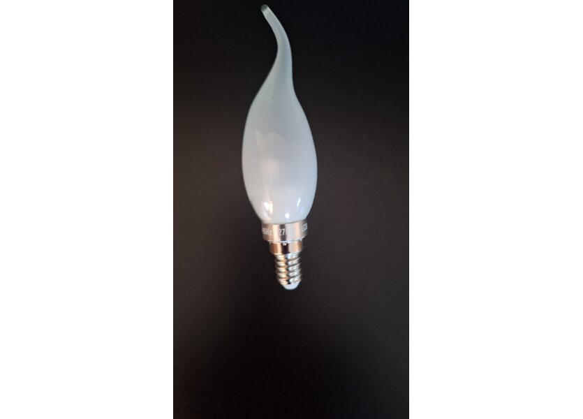 LED filament kaarslamp met tip mat E14 3W 2700K Dimbaar - Crius