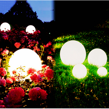 Funnylights Set van 3 Lichtbollen Buiten Oplaadbaar 25, 30 en 35 cm LED RGB incl. Afstandsbediening - Funnylights Verona