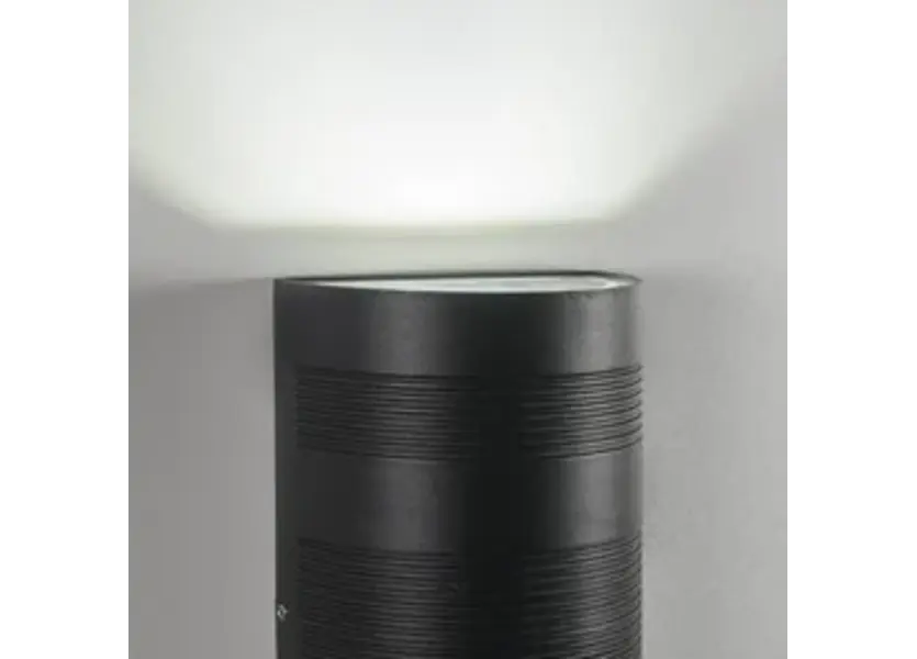 Moderne up down LED Buitenwandlamp Zwart - Garleds Duna