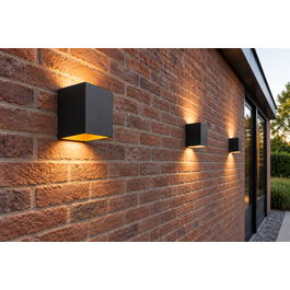 Garleds Moderne Buitenwandlamp up down Zwart IP65 incl. LED - Garleds Bellis