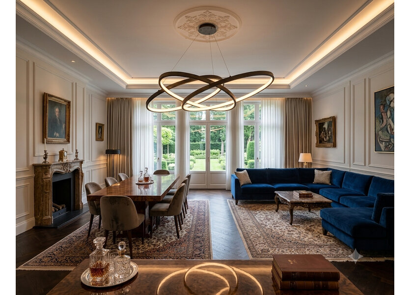 Hanglamp LED Design Bruin Rond   - Scaldare Camogli