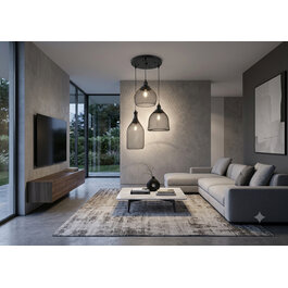 Scaldare Moderne Drielichts Hanglamp Zwart - Scaldare Ardore