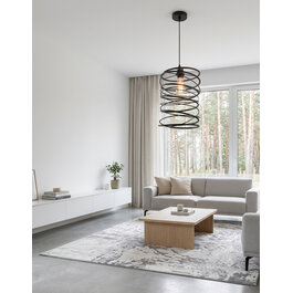 Scaldare Hanglamp Industrieel Zwart Rond 25 cm - Scaldare Alesso