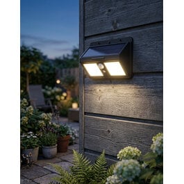 Solar-Lights Wandlamp Solar LED Zwart Daglicht - Solar-Lights Bismuth