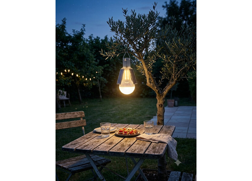 Oplaadbare Solar LED Buitenlamp  - Garleds Doorn