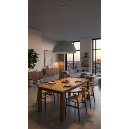 Valott Hanglamp LED Modern Wit Acrylaat - Valott Silja