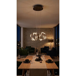 Scaldare Hanglamp LED Design Bruin Rond   - Scaldare Cala