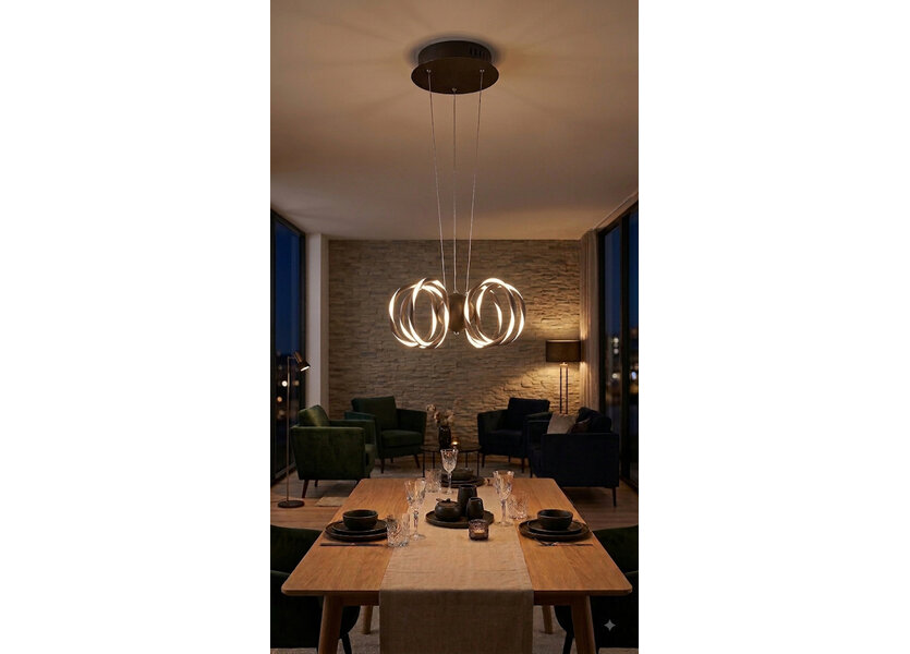 Hanglamp LED Design Bruin Rond   - Scaldare Cala