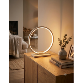 Scaldare Tafellamp LED Design Zilver Rond - Scaldare Baiso