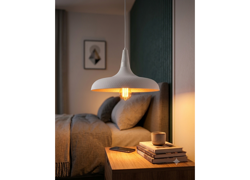 Hanglamp Grijs Aluminium met hout - Valott Hanna