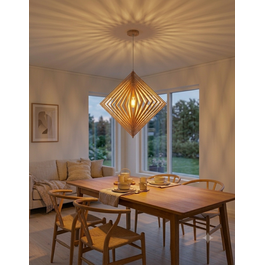 Madera Hanglamp Hout Houtkleur 62 cm - Madera Palmera