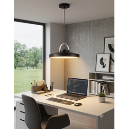Scaldare Hanglamp LED Modern Zwart Rond Middel 31 cm - Scaldare Grado