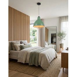 Scaldare Hanglamp Modern Groen Rond Metaal - Scaldare Taceno