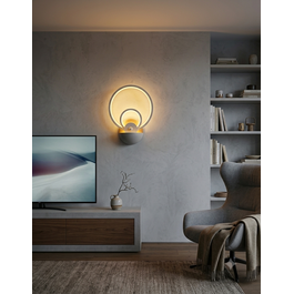 Scaldare Wandlamp LED Design Wit Rond - Scaldare Gemonio