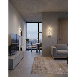 Scaldare Wandlamp LED Design Wit Spiraal - Scaldare Equi