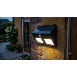 Solar-Lights Wandlamp Solar LED Zwart Daglicht - Solar-Lights Cobalt