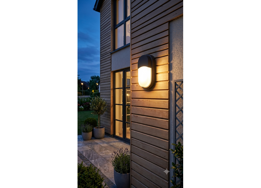 Moderne Buitenwandlamp Zwart IP65 LED - Garleds Bracken