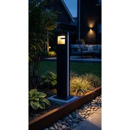 Garleds Design Staande Buitenlamp 80 cm IP65 Blauw Licht incl. LED - Garleds Cardo Tuinlamp